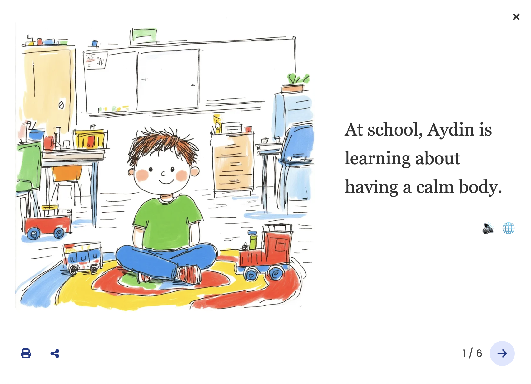 social stories generated with AI