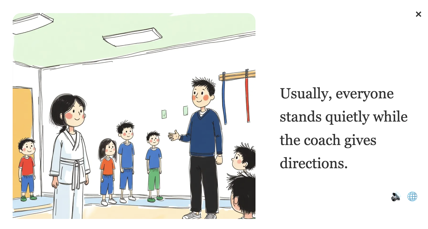 Social Story about giving instructions