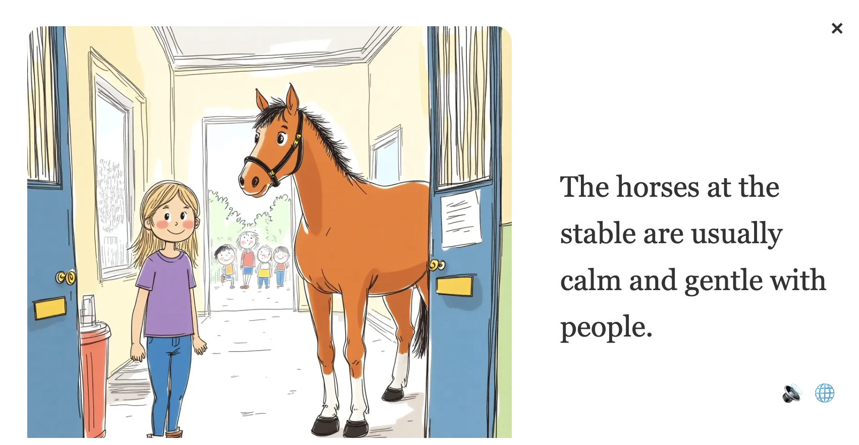 Social Story about horseback riding
